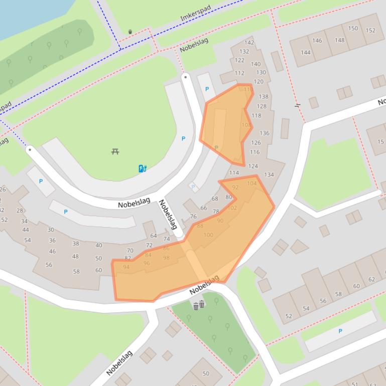 Kaart van postcodegebied 3991TP.