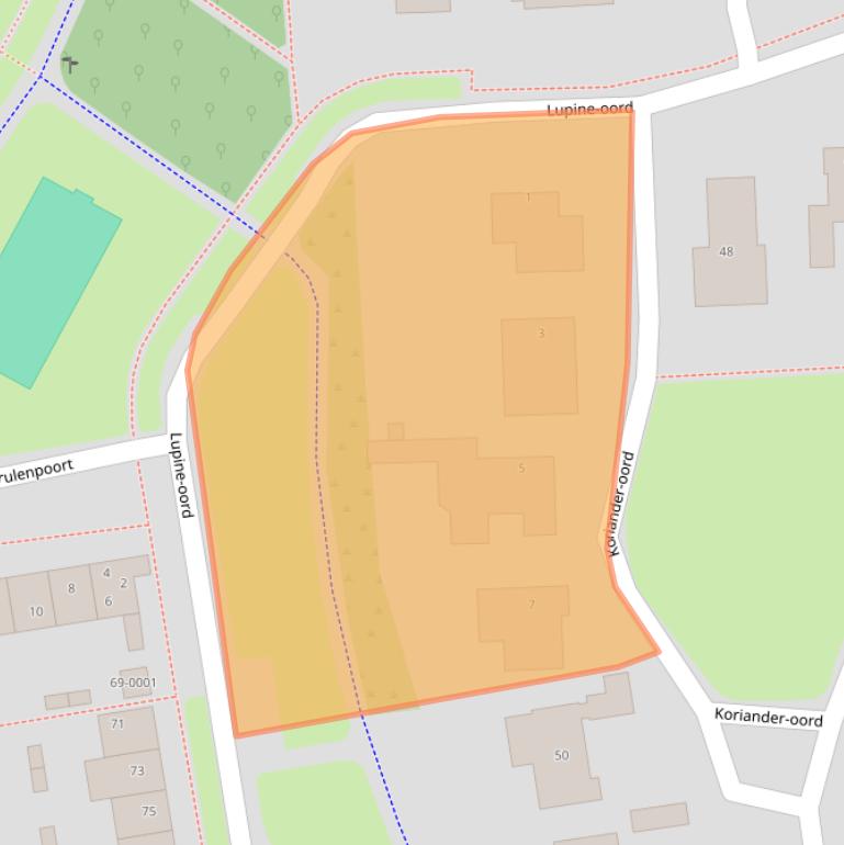 Kaart van postcodegebied 3991VA.