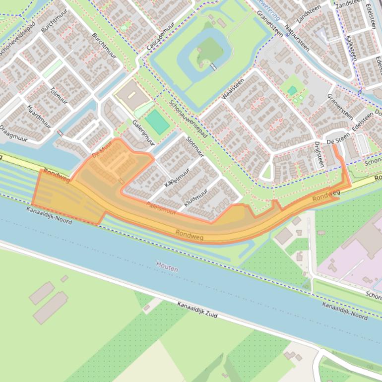 Kaart van postcodegebied 3991VR.