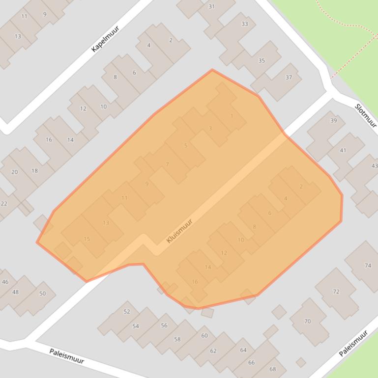 Kaart van postcodegebied 3991VX.