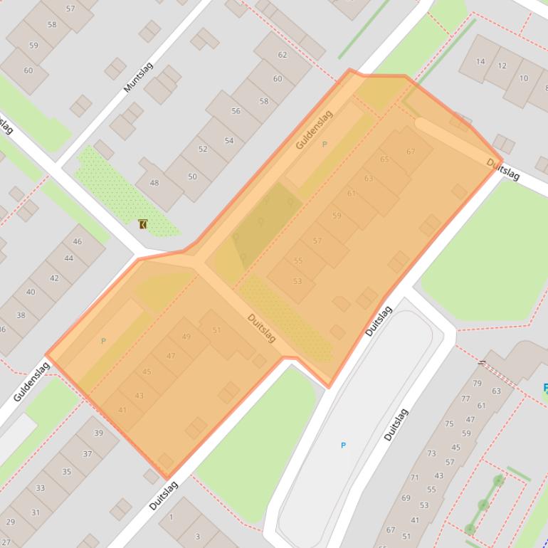 Kaart van postcodegebied 3991WC.