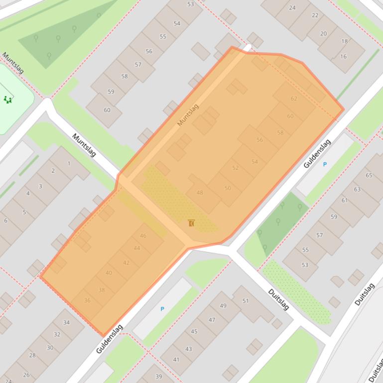 Kaart van postcodegebied 3991WH.