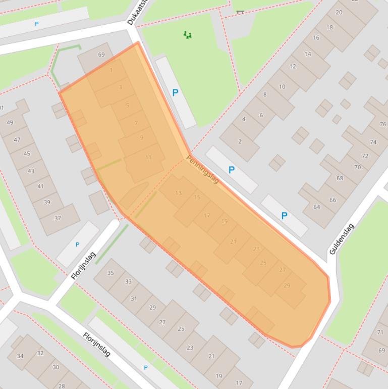 Kaart van postcodegebied 3991WP.