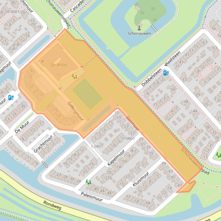 Kaart van postcodegebied 3991WX.