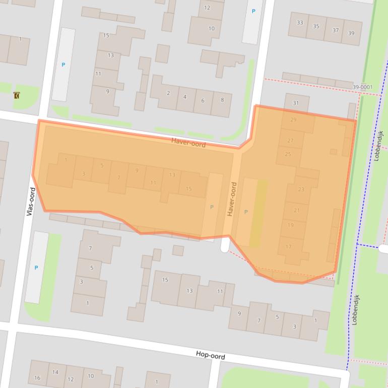 Kaart van postcodegebied 3991XD.