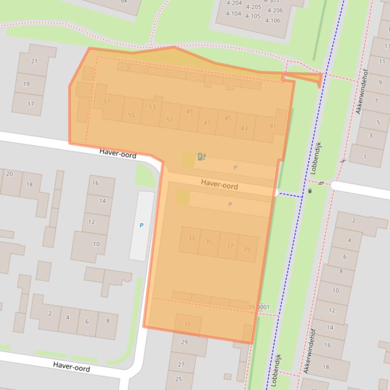 Kaart van postcodegebied 3991XE.