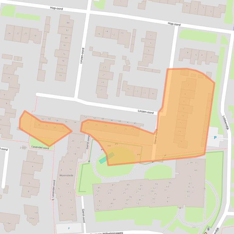 Kaart van postcodegebied 3991XP.