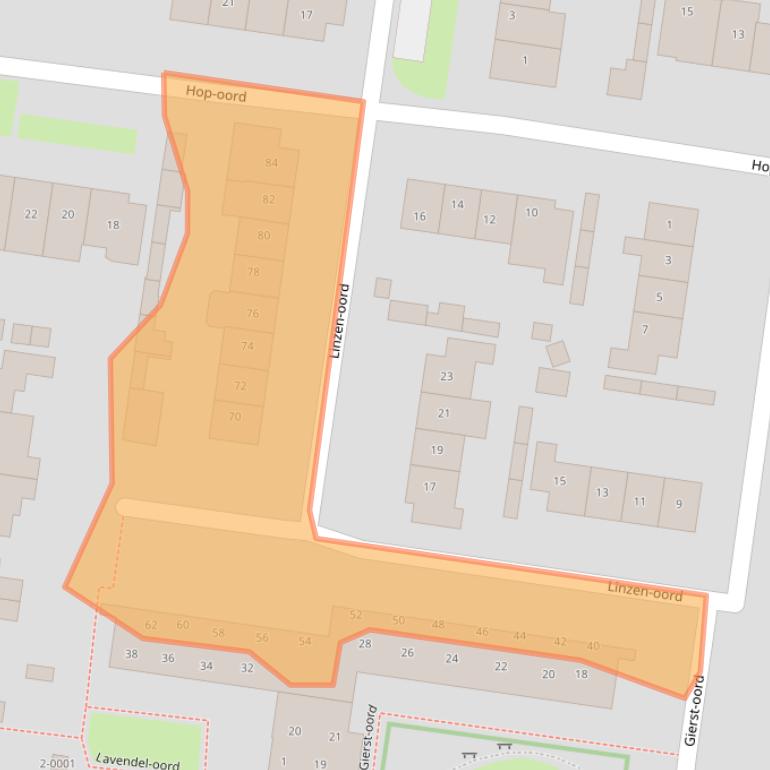 Kaart van postcodegebied 3991XR.