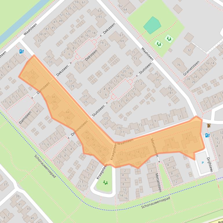 Kaart van postcodegebied 3991ZH.