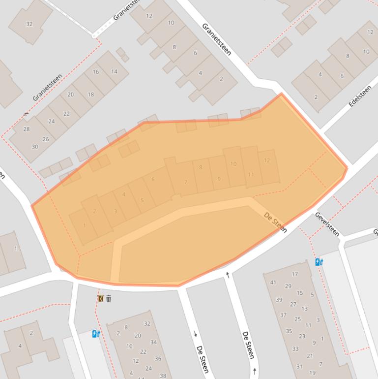 Kaart van postcodegebied 3991ZL.