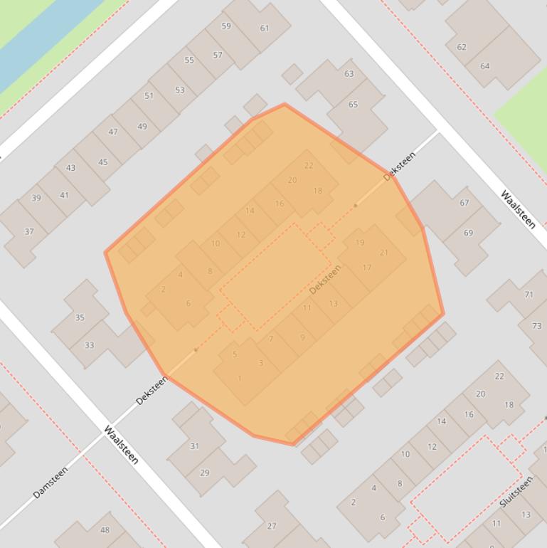 Kaart van postcodegebied 3991ZV.