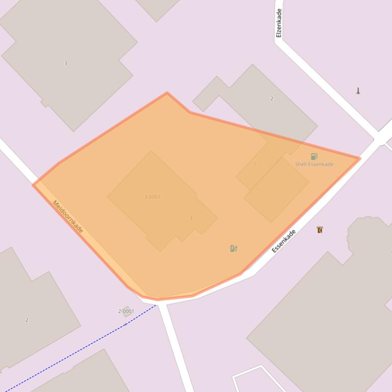 Kaart van postcodegebied 3992AB.