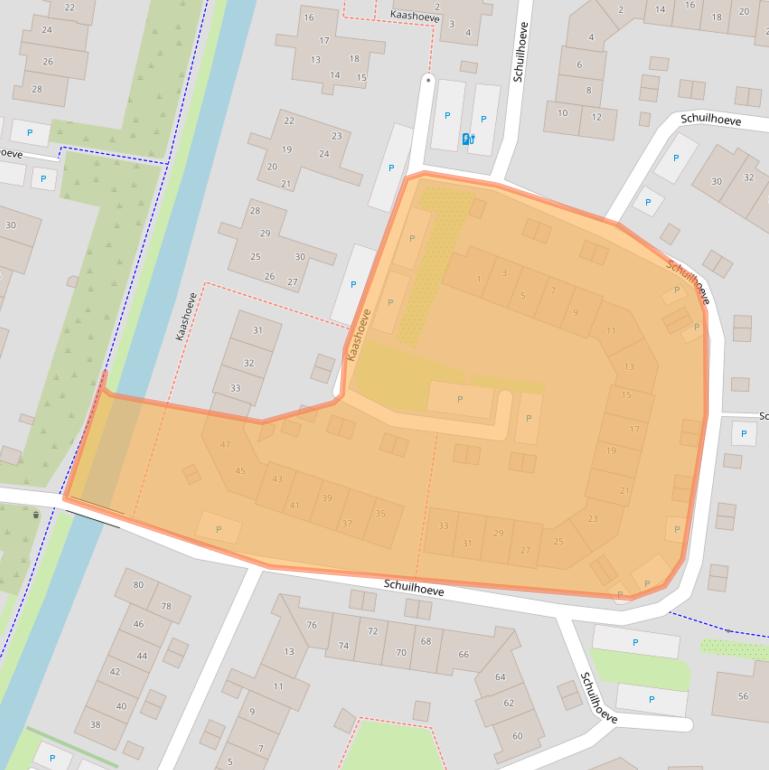 Kaart van postcodegebied 3992NC.