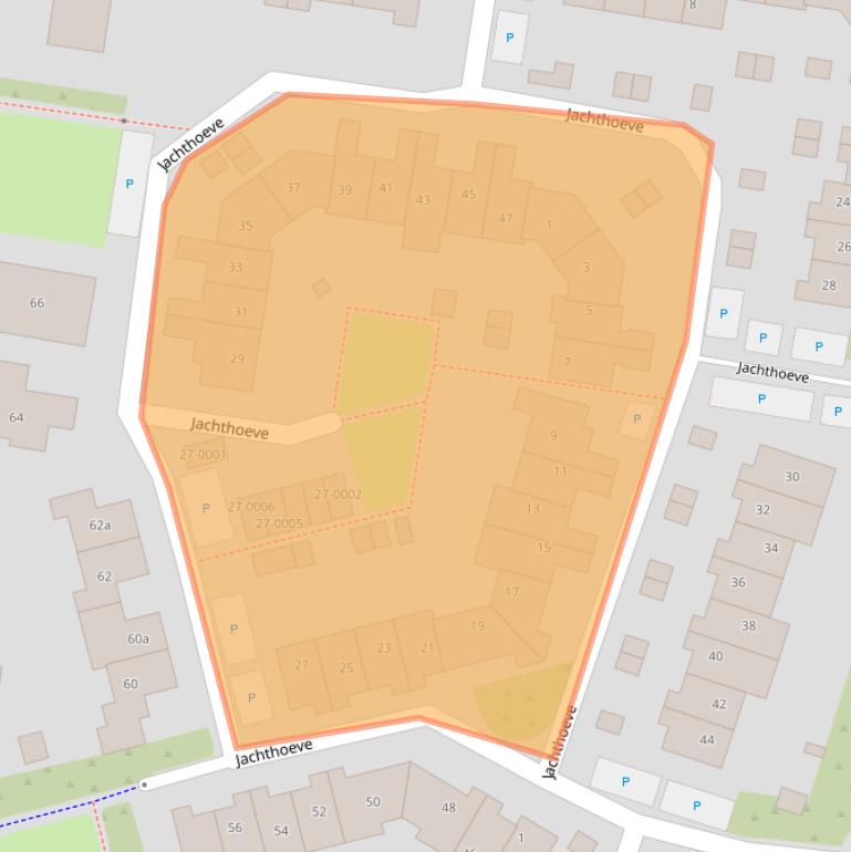 Kaart van postcodegebied 3992NT.