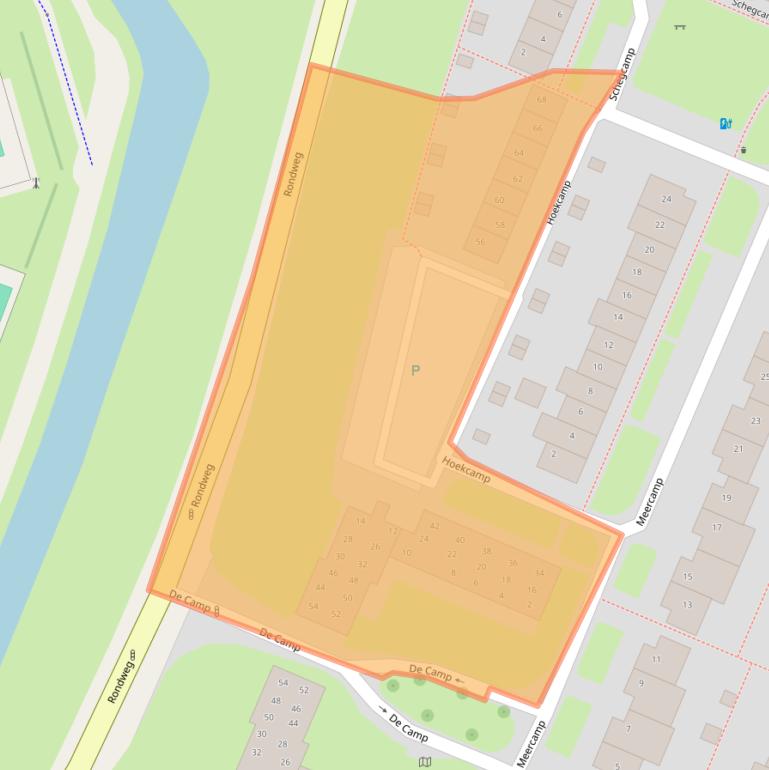 Kaart van postcodegebied 3992SG.