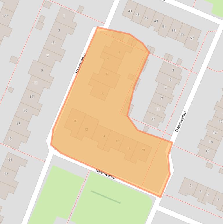 Kaart van postcodegebied 3992SJ.