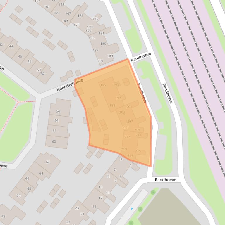 Kaart van postcodegebied 3992XG.