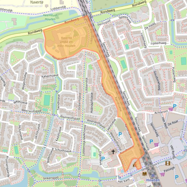 Kaart van postcodegebied 3992XH.