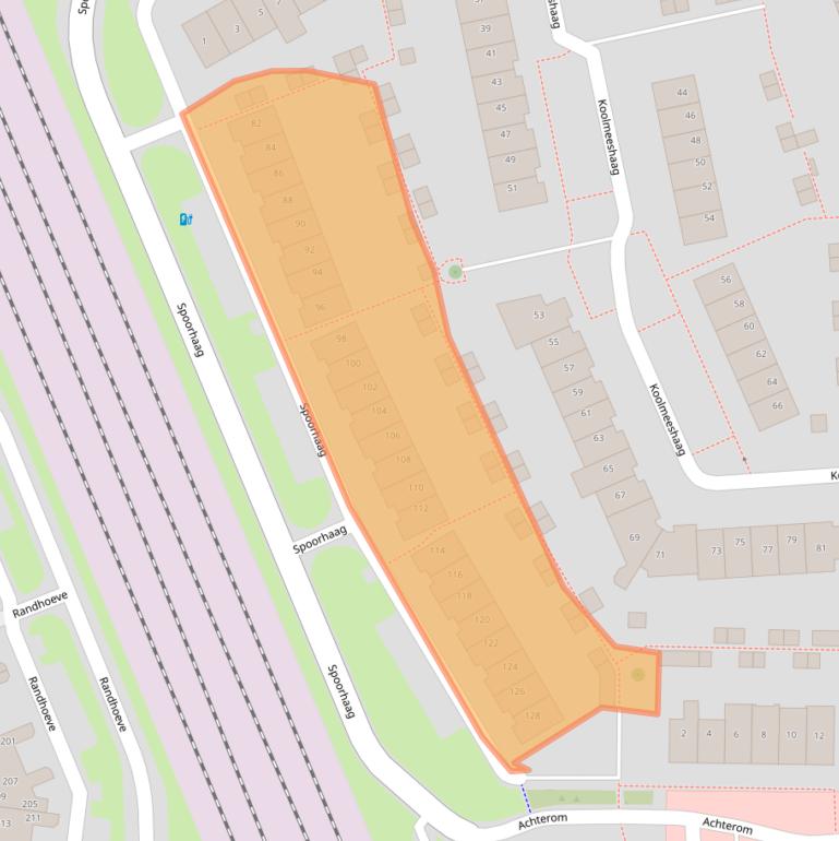 Kaart van postcodegebied 3993AD.