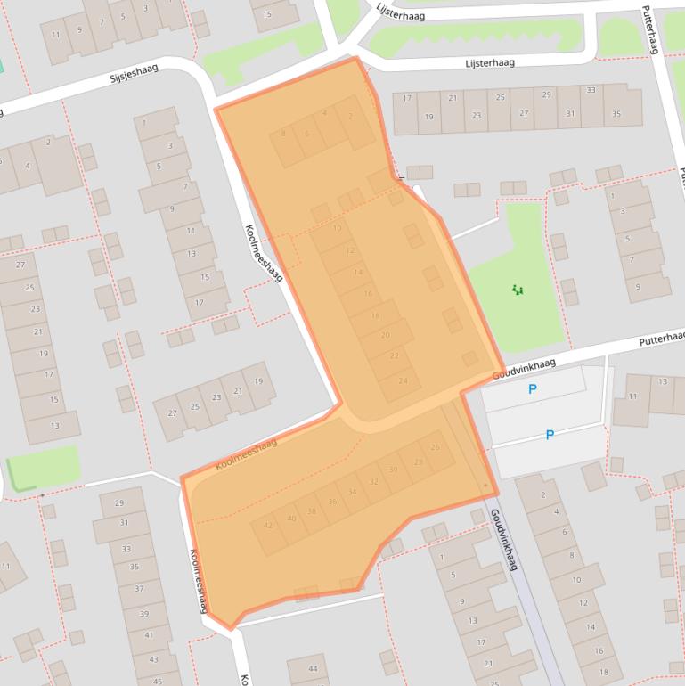 Kaart van postcodegebied 3993AP.