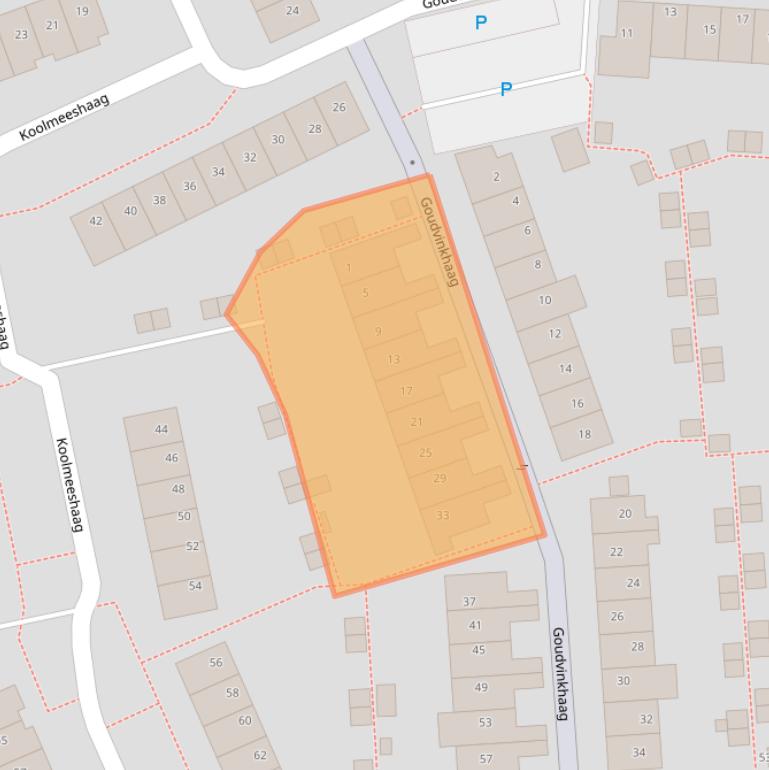 Kaart van postcodegebied 3993BA.