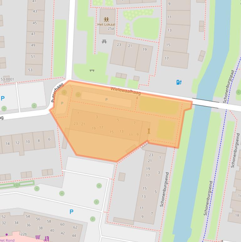 Kaart van postcodegebied 3993BH.