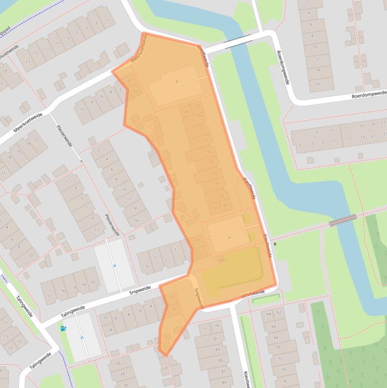 Kaart van postcodegebied 3993DB.