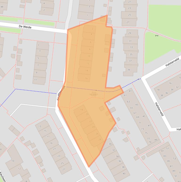 Kaart van postcodegebied 3993DL.