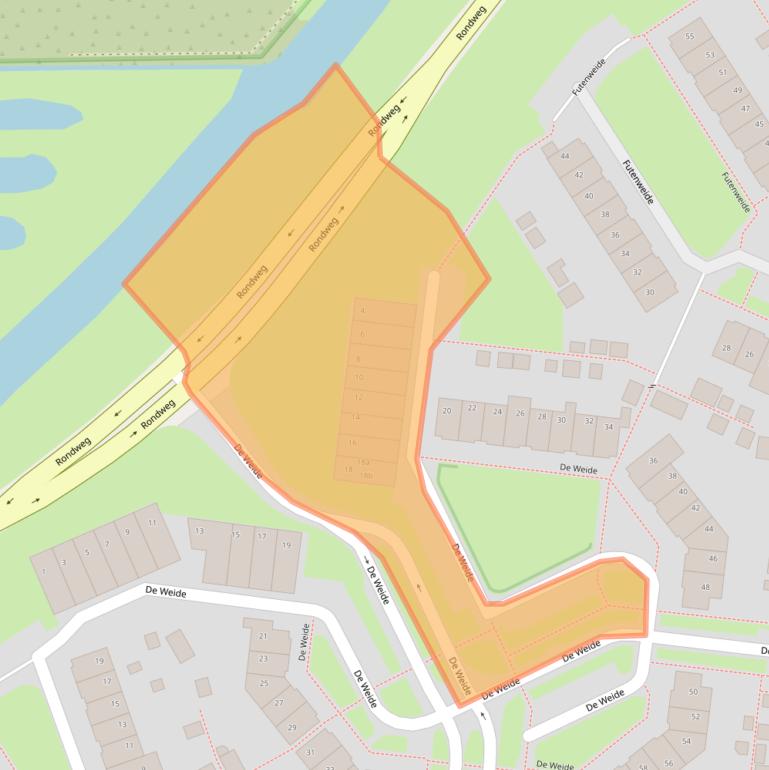 Kaart van postcodegebied 3993DV.