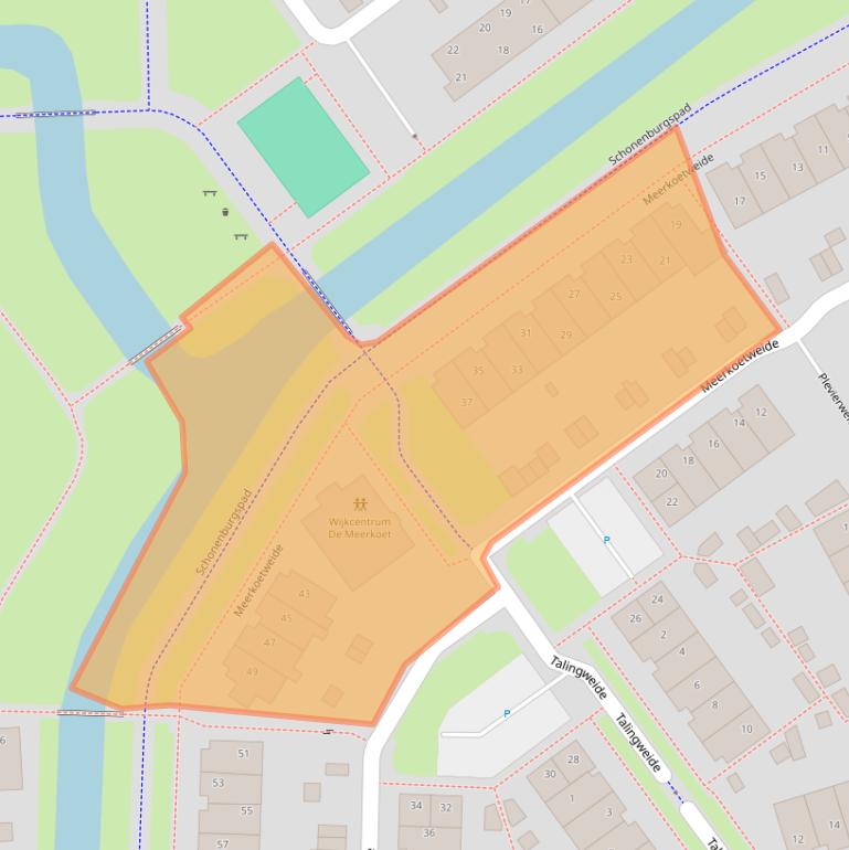 Kaart van postcodegebied 3993EB.