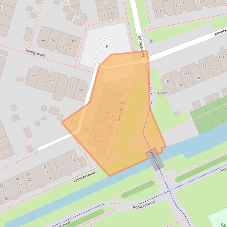 Kaart van postcodegebied 3993EL.