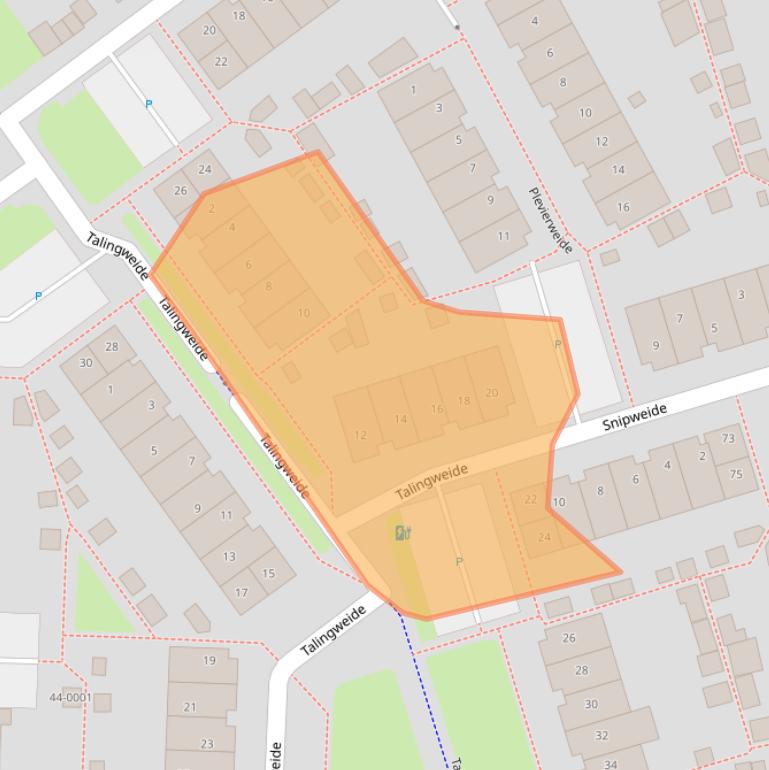 Kaart van postcodegebied 3993EM.