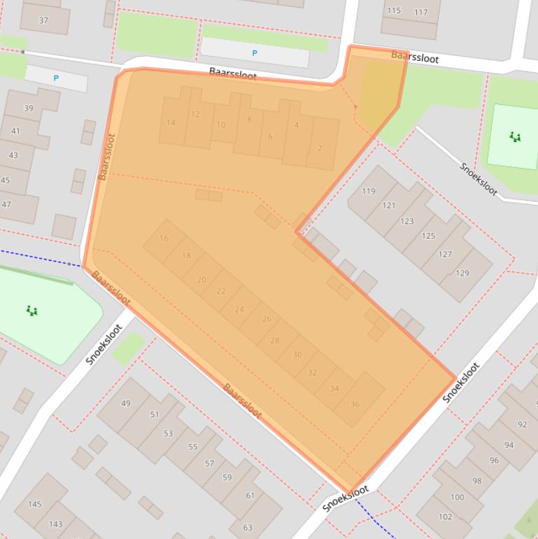 Kaart van postcodegebied 3993HE.