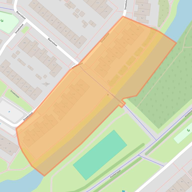 Kaart van postcodegebied 3993HN.