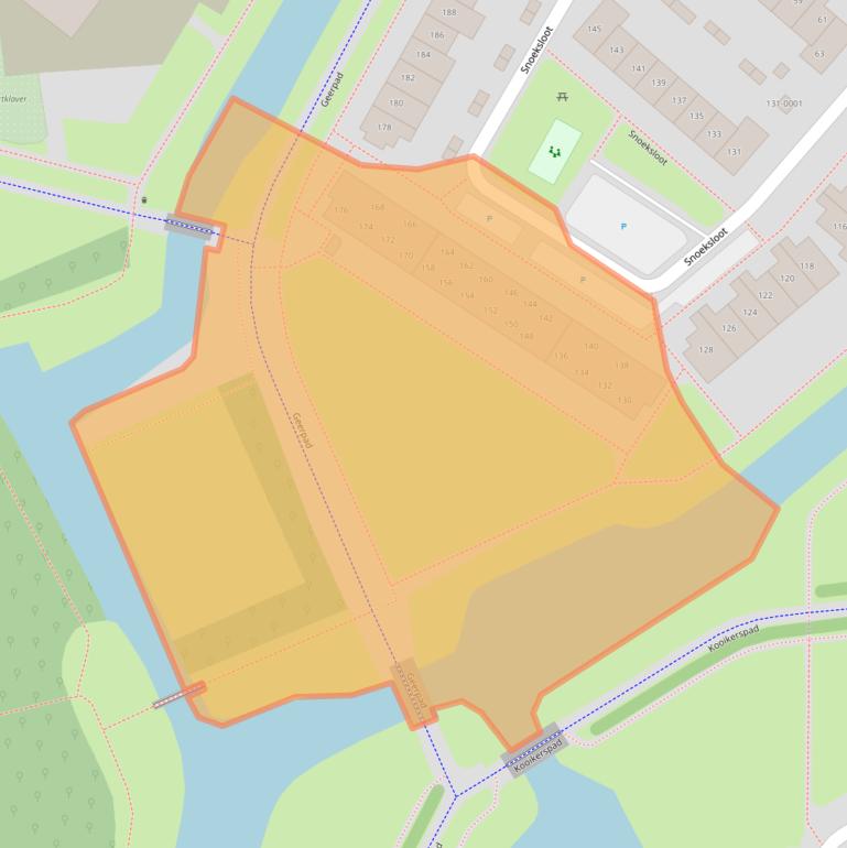 Kaart van postcodegebied 3993HP.