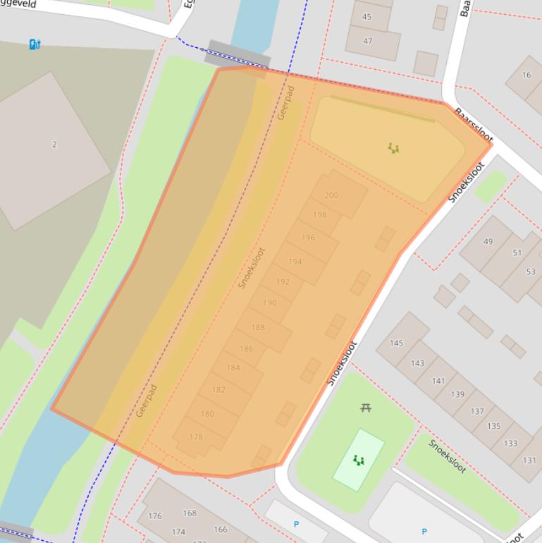 Kaart van postcodegebied 3993HR.