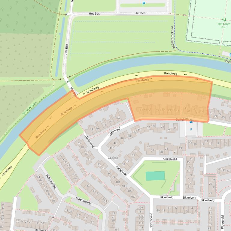 Kaart van postcodegebied 3993RD.