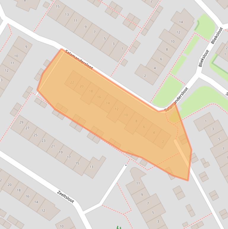 Kaart van postcodegebied 3993TJ.