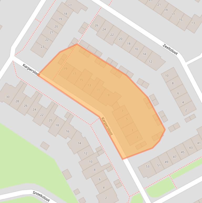 Kaart van postcodegebied 3993TN.