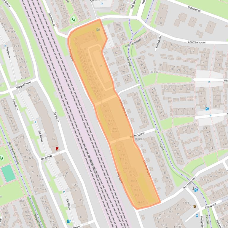 Kaart van postcodegebied 3994AA.