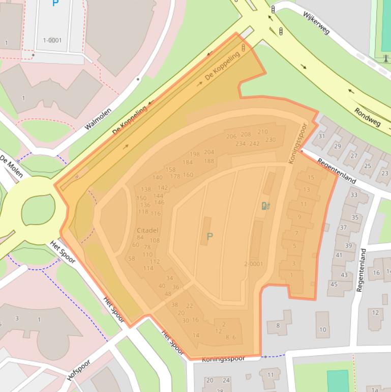 Kaart van postcodegebied 3994AG.