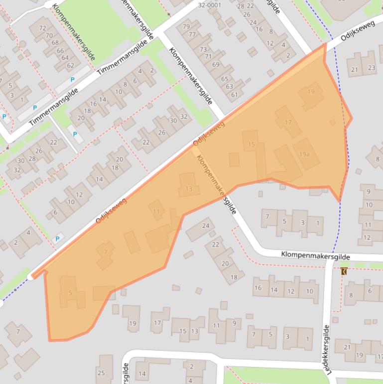 Kaart van postcodegebied 3994AR.