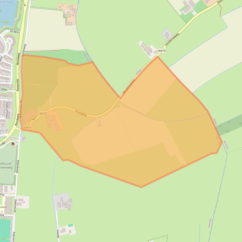 Kaart van postcodegebied 3994AV.