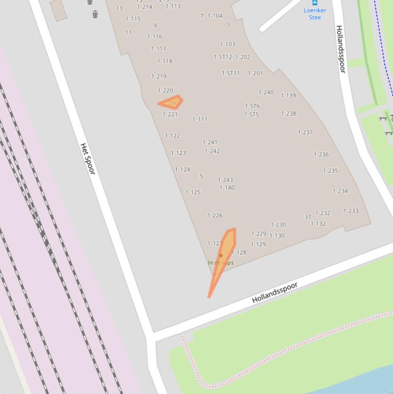 Kaart van postcodegebied 3994AZ.