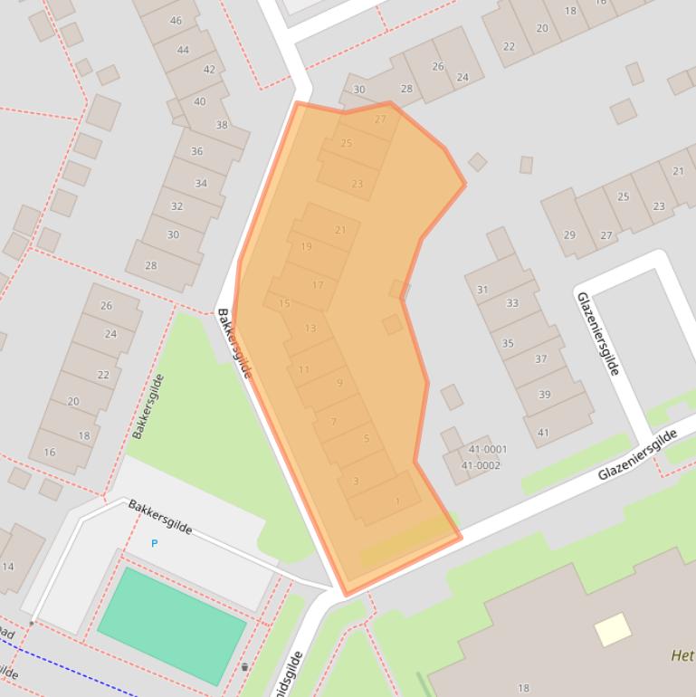 Kaart van postcodegebied 3994BC.