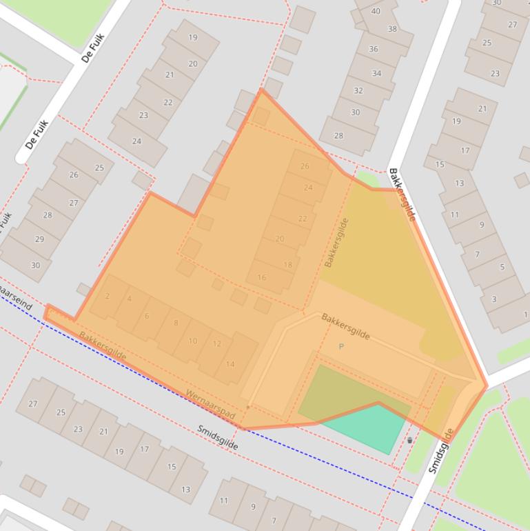 Kaart van postcodegebied 3994BD.