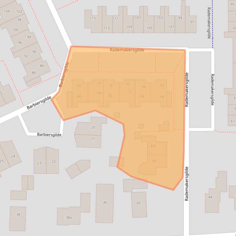 Kaart van postcodegebied 3994BV.