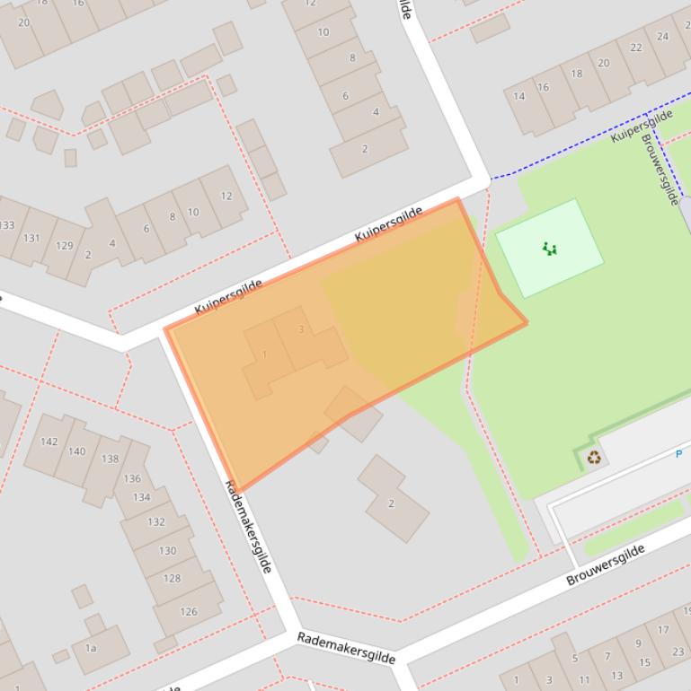 Kaart van postcodegebied 3994CD.