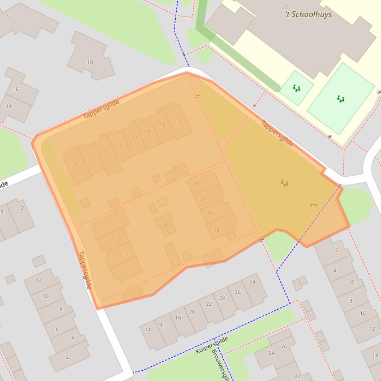 Kaart van postcodegebied 3994CE.