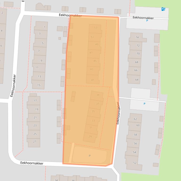 Kaart van postcodegebied 3994EV.